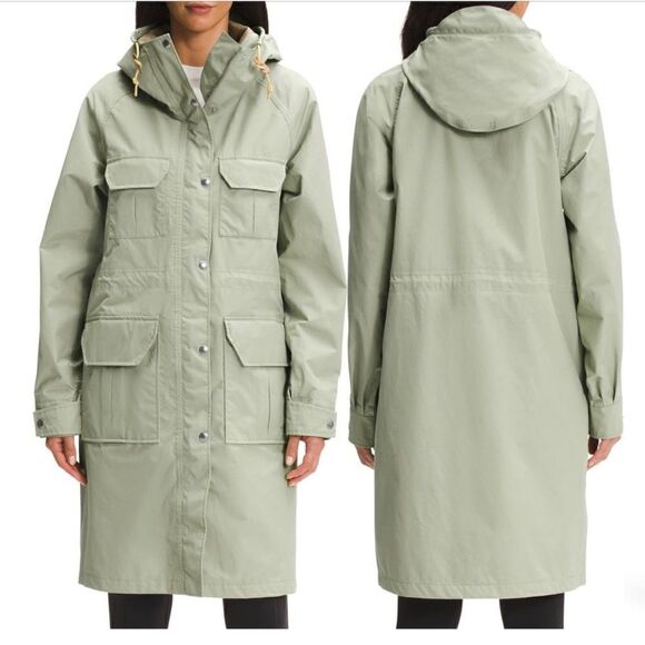 The North Face dryvent 76 mountain parka in tea green relaxed fit size large nwt - Picture 12 of 16